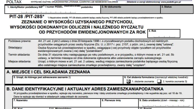 Kiedy złożyć PIT-28 za wynajem mieszkania, aby uniknąć kłopotów? Kiedy złożyć PIT-28 za wynajem mieszkania, aby uniknąć kłopotów?